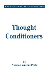 thought conditioners thought conditioners - Guideposts Foundation