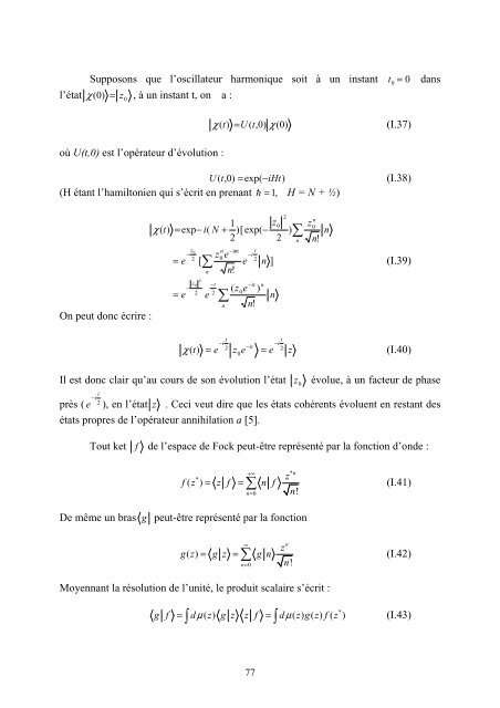 Annexe IV Modèle de Hubbard standard et états cohérents - Toubkal