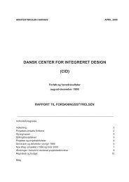 LÃ¦s rapport - Dansk Center for Integreret Design