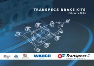 Brake Kit Manual - Transpec