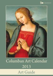 2013 Columban Calendar - Art Guide - St Columbans Mission Society