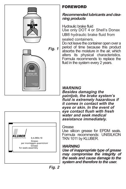 Operating Manual B4 - Formula