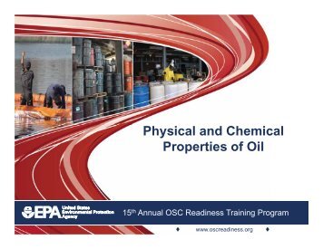Physical and Chemical Properties of Oil