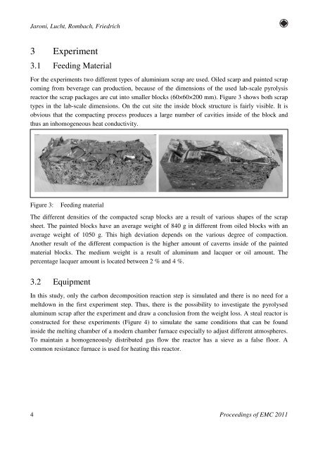 Conditions of Pyrolythic Processes in Multi Chamber Furnaces for ...