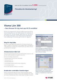 Visma Lön 300 - Visma Spcs AB