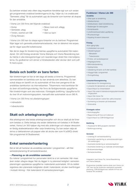 Visma Lön 300 - Visma Spcs AB