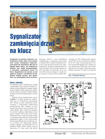 Sygnalizator zamknięcia drzwi na klucz - Elportal