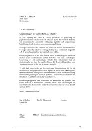 PM 7 - Effekter av psykiatrireformen - Nacka kommun