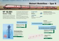 VT 10.501 Weinert Modellbau â€“ Spur N