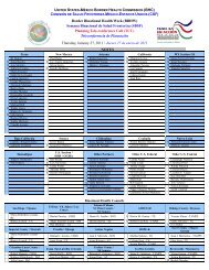 UNITED STATES-MEXICO BORDER HEALTH COMMISSION (BHC)