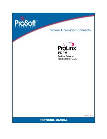 PDPM Driver Manual - ProSoft Technology