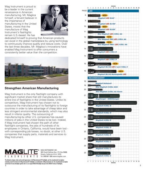 LIGHTING PRODUCTS 2012 - Maglite