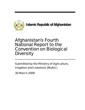 Afghanistan's Fourth National Report to the Convention on ...