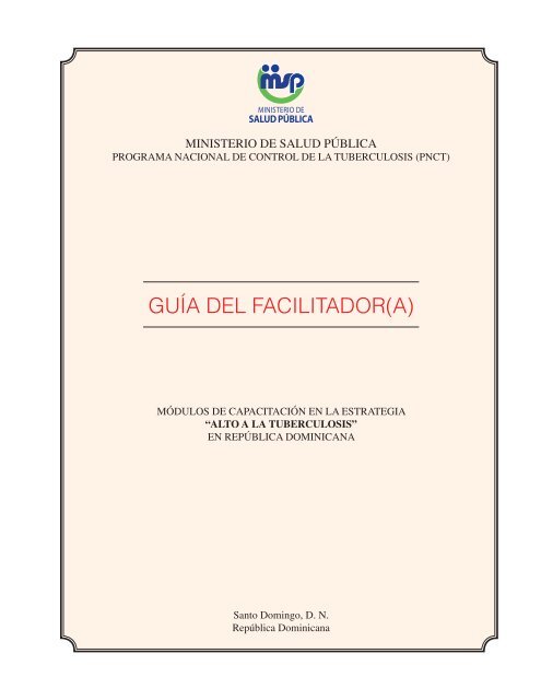 GUÃA DEL FACILITADOR(A) - Unidad Ejecutora de Proyectos