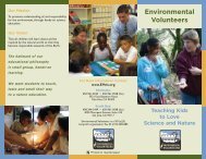 Environmental Volunteers Teaching Kids to Love Science and Nature