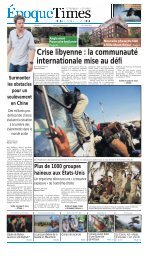 Crise libyenne : la communauté internationale mise ... - Epoch Times