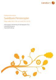 Swedbank Pensionsplan