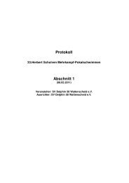 Protokoll Abschnitt 1 - SV BLAU-WEISS Recklinghausen