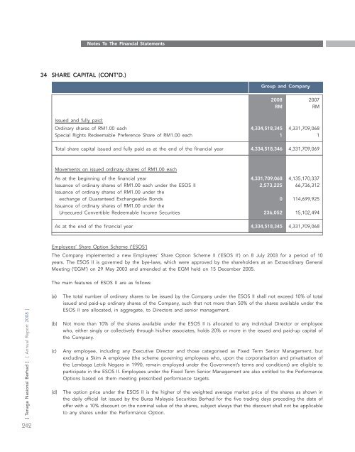 annual report - Tenaga Nasional Berhad