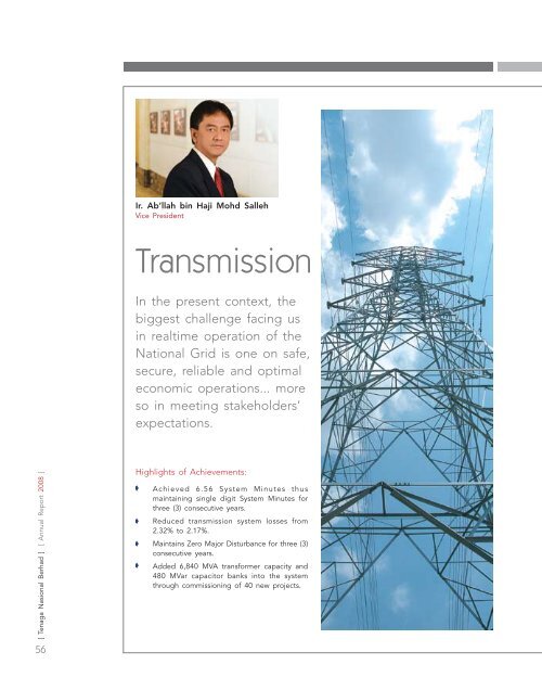 annual report - Tenaga Nasional Berhad