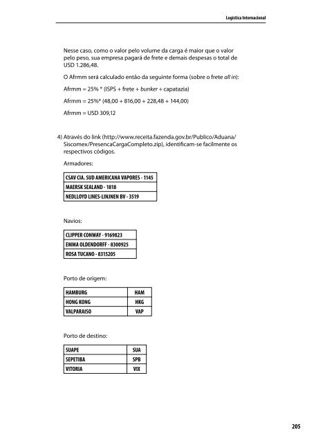 LogÃ­stica Internacional - Unisul