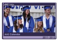 AAS Calendar - The Anglo-American School of Sofia