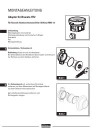 Montageanleitung Adapter Brunata HT2 - Allmess GmbH