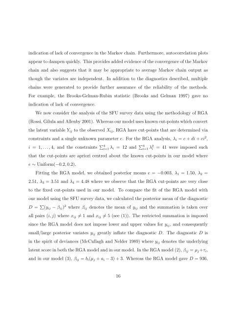 Bayesian analysis of ordinal survey data using the Dirichlet process ...