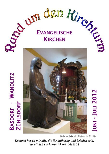Gemeindebrief "Rund um den Kirchturm" fÃ¼r Juni ... - Kirche-basdorf.de