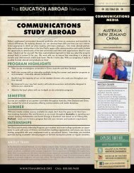 communications stuDY aBRoaD - The Education Abroad Network