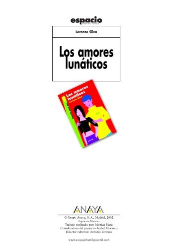 Los amores lunÃ¡ticos - Anaya Infantil y Juvenil