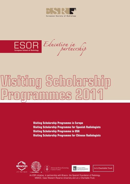 Visiting Scholarship Programme in Europe Visiting ... - myESR.org