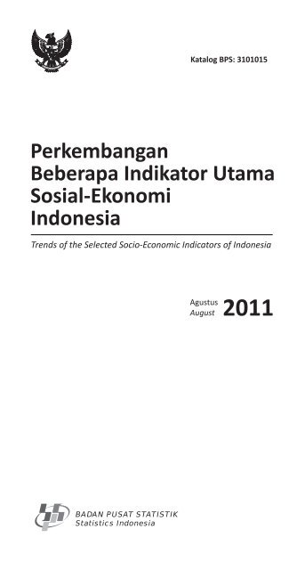 Edisi Agustus 2011 - Badan Pusat Statistik