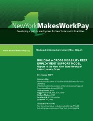 Building a Cross Disability Peer Employment Support Model