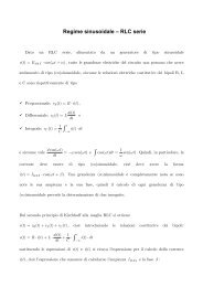 Regime sinusoidale â RLC serie