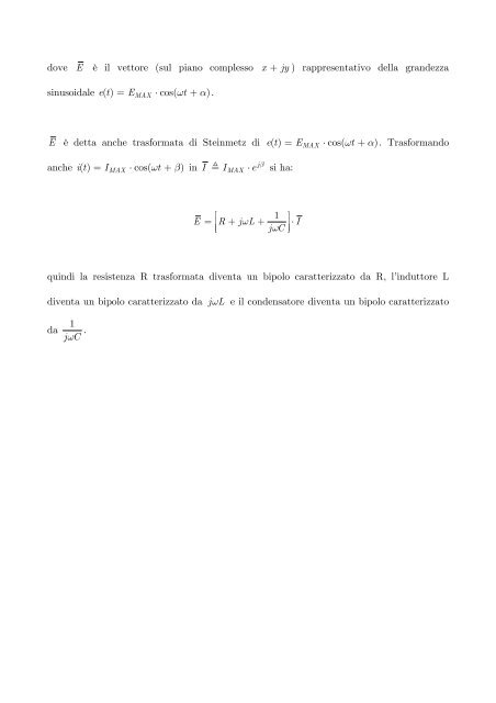 Regime sinusoidale â RLC serie