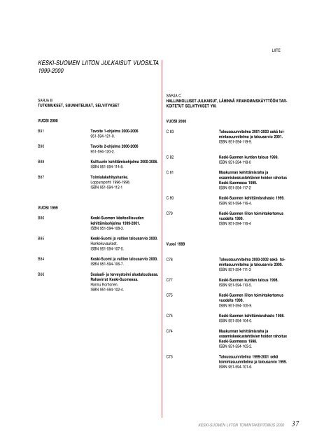 ISBN 951-594-125-3 - Keski-Suomen liitto