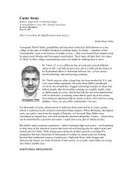 Caste Away, by Paul Beckett, June 23, 2007.