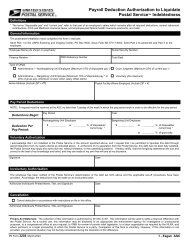 PS Form 3239 - NALC Branch 78