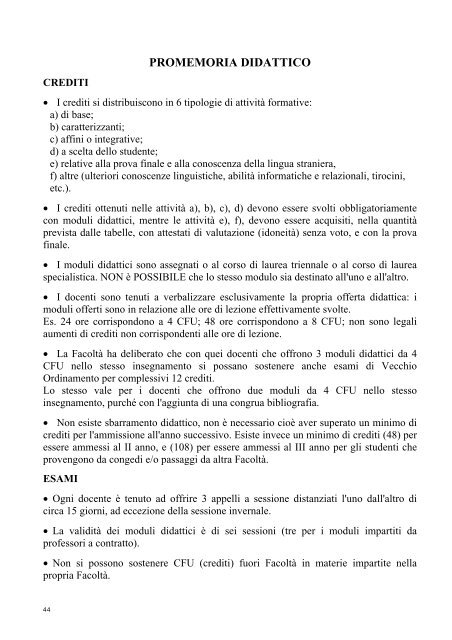 Scarica la versione pdf - FacoltÃ  di Scienze Umanistiche - Sapienza