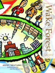 Wake Forest Magazine March 2004 - Past Issues - Wake Forest ...