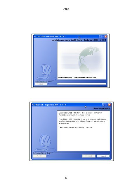 guide d'installation J'ade - PÃ©dagogie 92