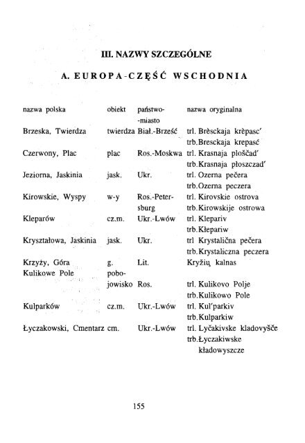 Polskie nazwy geograficzne Åwiata - KSNG Nazwy geograficzne