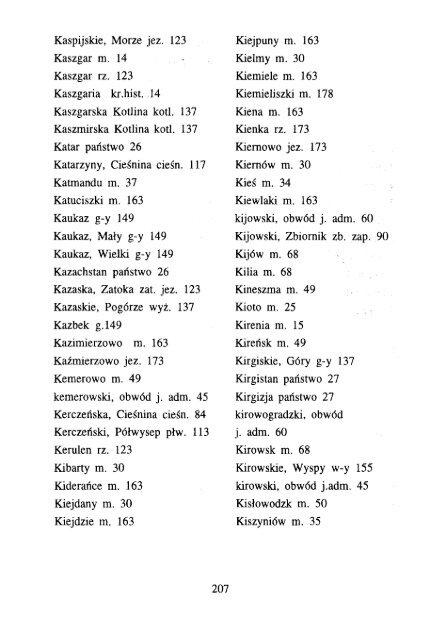 Polskie nazwy geograficzne Åwiata - KSNG Nazwy geograficzne