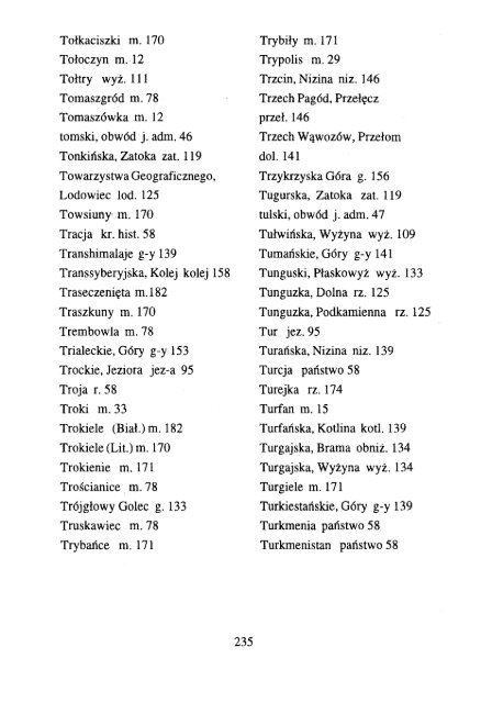 Polskie nazwy geograficzne Åwiata - KSNG Nazwy geograficzne