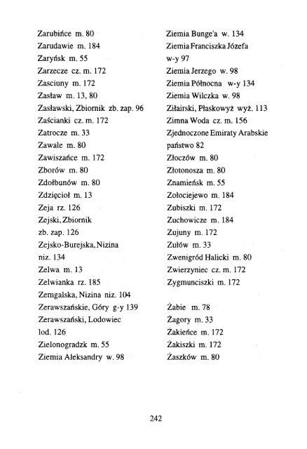 Polskie nazwy geograficzne Åwiata - KSNG Nazwy geograficzne