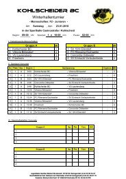 Plan - SV Eintracht Verlautenheide