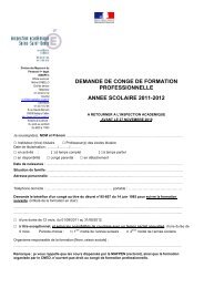 Dossier congÃ© de formation 2011-2012