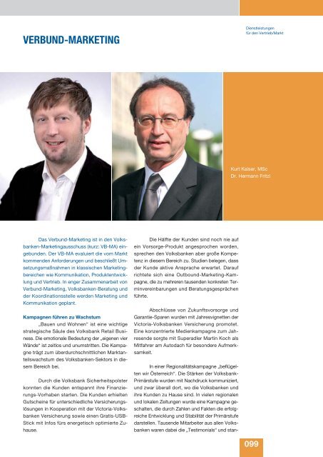 JAHRESBERICHT 2010 - Volksbank AG