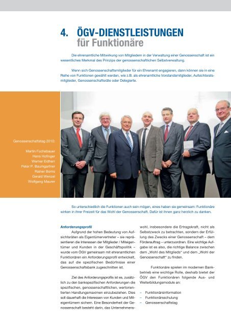 JAHRESBERICHT 2010 - Volksbank AG